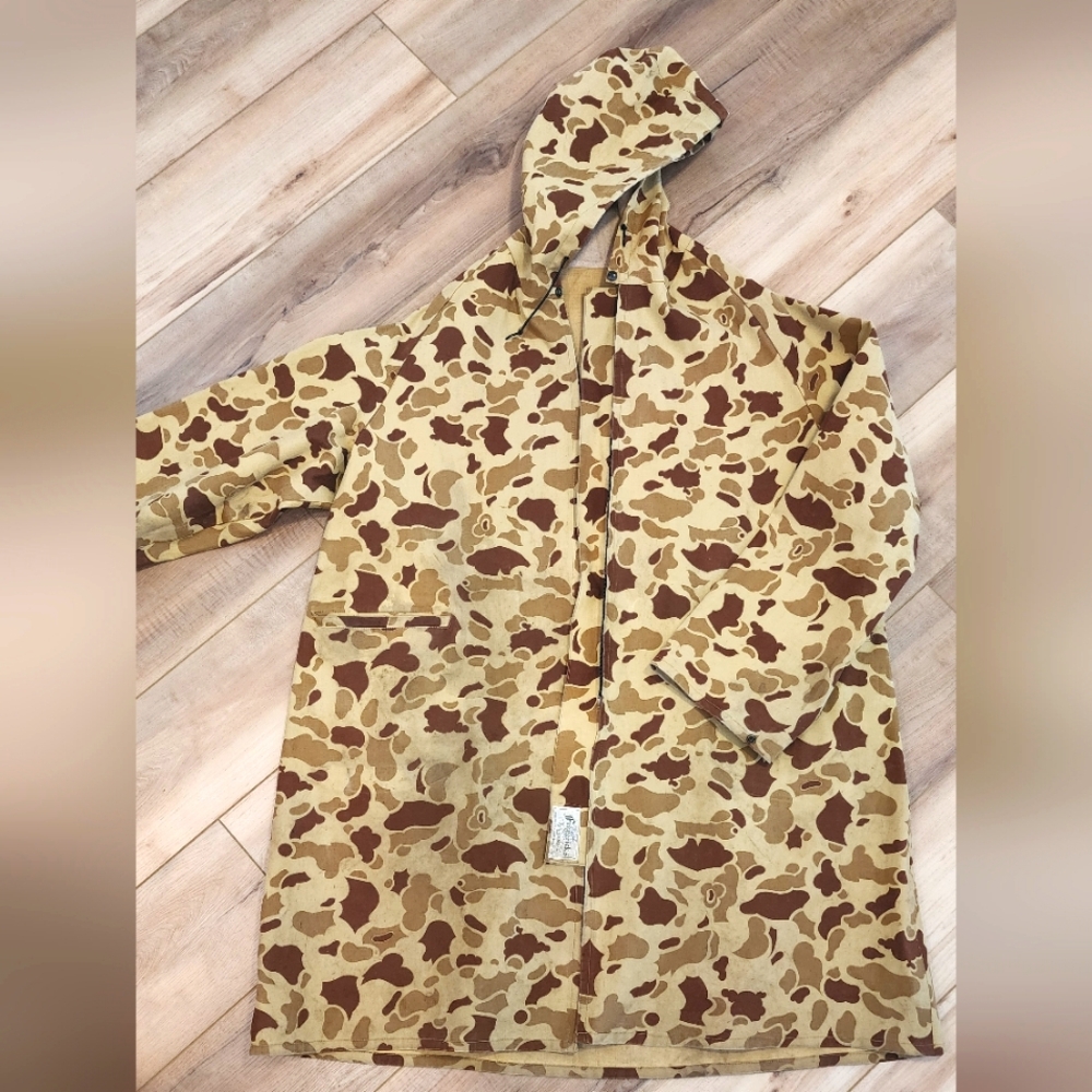 Very Rare Large Vtg Fredericks Camo Parka